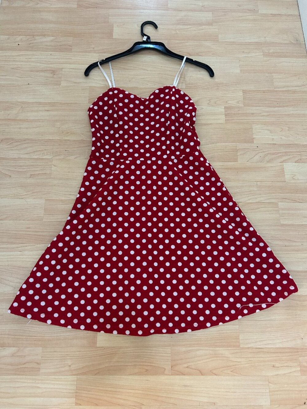 Red & White Polka-Dot Dress — Classy, Cute & Flirty ❤️🤍